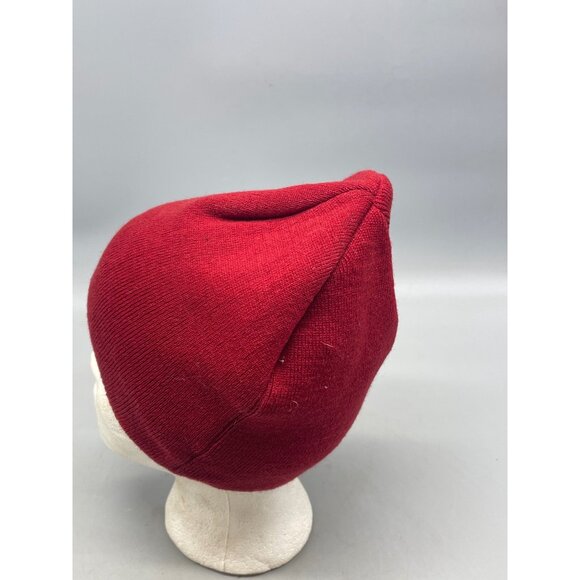 Puma beanie symbol red knitted one size used see photos fuzzing READ - Picture 5 of 7